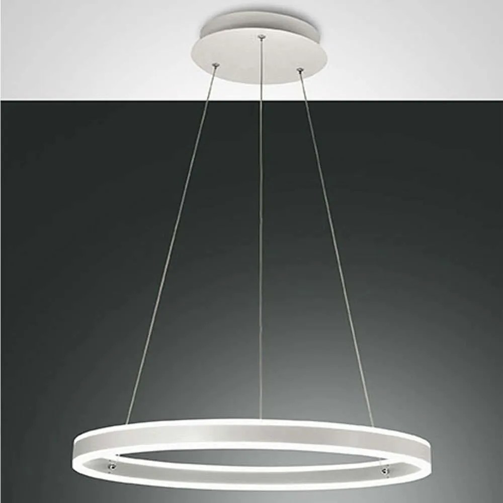 Φωτιστικό Οροφής Palau 3743-40-102 Φ60x4,6cm Dim Led 6540lm 60W White Fabas Luce