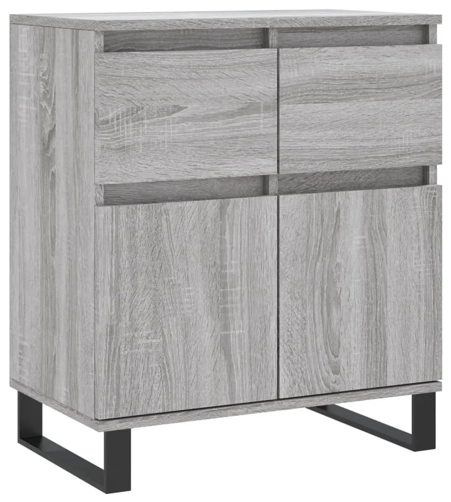 vidaXL Ντουλάπι Γκρι Sonoma 60x35x70 εκ. από Επεξεργασμένο Ξύλο