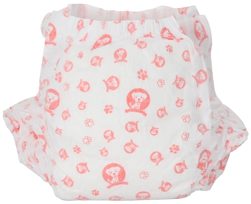 vidaXL Μίας χρήσης πάνα σκύλου θηλυκή 50 pcs Λευκό S