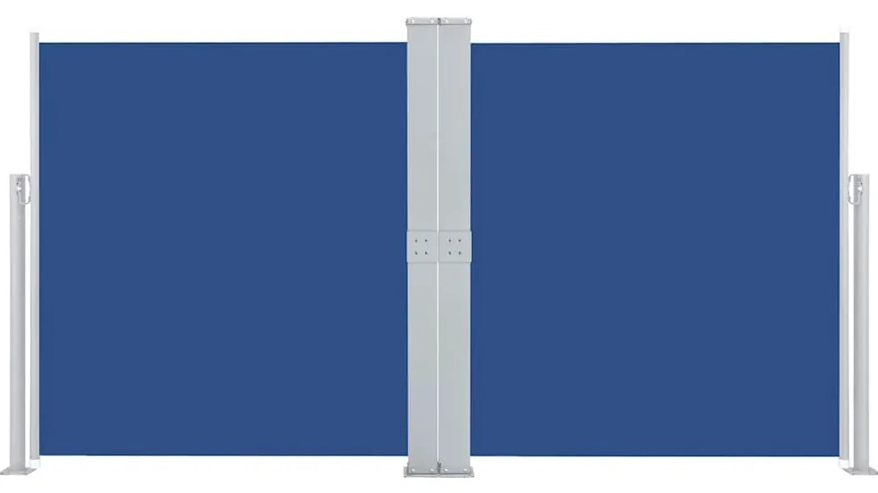 vidaXL Σκίαστρο Πλαϊνό Συρόμενο Μπλε 160 x 600 εκ.