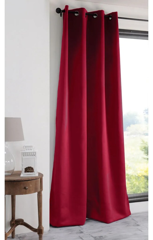 Κουρτίνα (135x250) Με Τρουκς S-F Notte Rouge R61840014