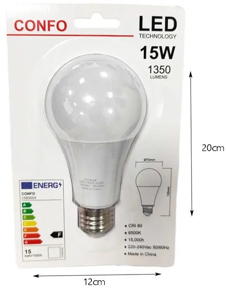 Λάμπα LED 15W E27 σπιράλ - Light bulb