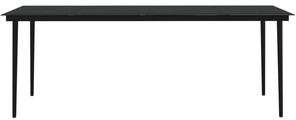 vidaXL Σετ Τραπεζαρίας Κήπου 9 τεμ. Καφέ με Μαξιλάρια