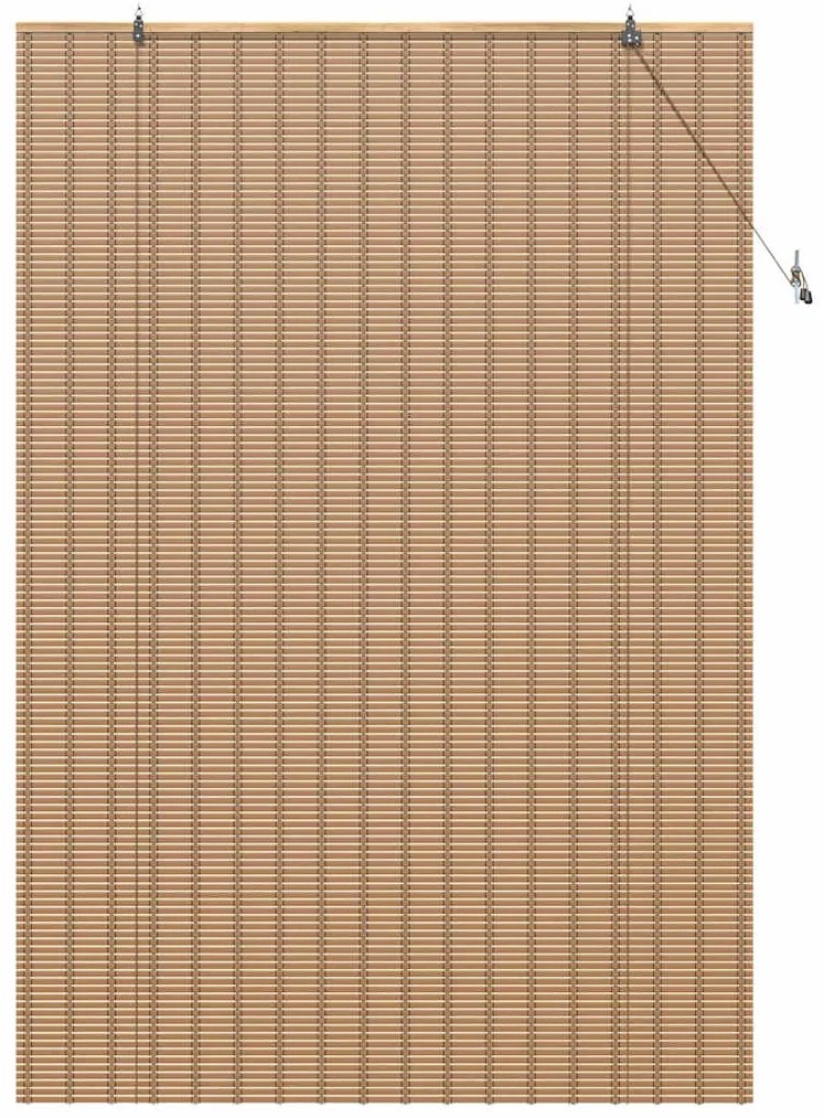 vidaXL Ρόλερ και Σκιάδια Ανοιχτό καφέ 150 x 220 cm Μπαμπού
