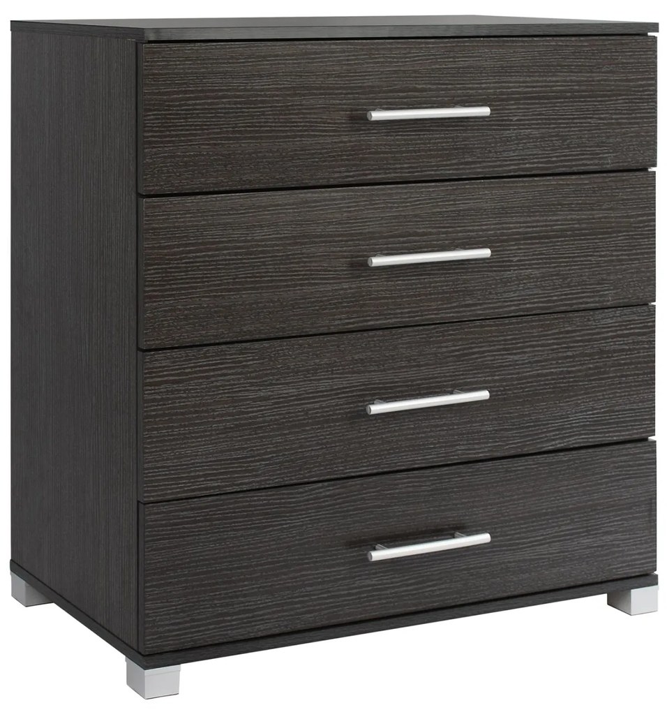 Συρταριέρα Briana με 4 Συρτάρια Zebrano 75x40x83Υ εκ. 75x40x83 εκ.