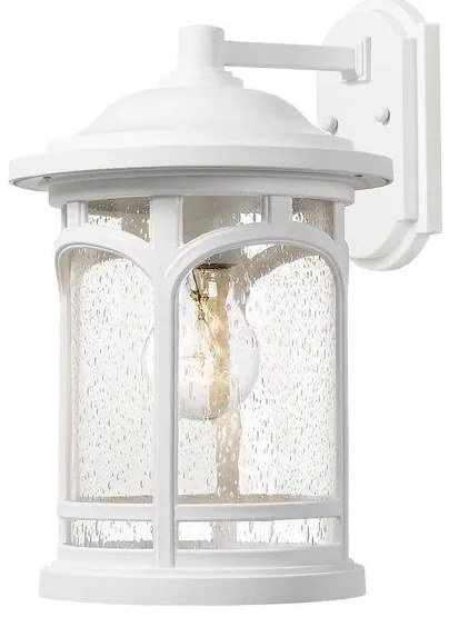 Απλίκα Φωτιστικό Τοίχου E27 60W IP44 Μπρονζέ Marblehead QZ-MARBLEHEAD-M-WHT Elstead Lighting QZ-MARBLEHEAD-M-WHT Λευκό