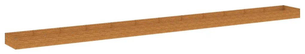 vidaXL Ζαρντινιέρα 1150 x 100 x 36 εκ. από Ατσάλι Σκληρυθέν στον Αέρα