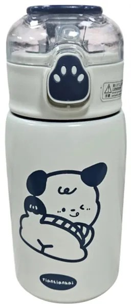 Παιδικό Θερμός 400ml με Ζωάκια &amp; Καπάκι Πατουσάκι – Kids Thermal Bottle
