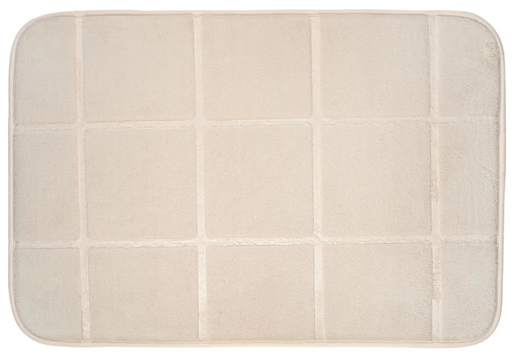 Ταπέτο Μπάνιο Taupe 40x60cm Πολυεστέρας με Memory Foam Estia Home Art Tiles 02-28534