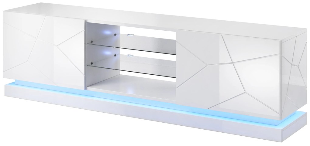 TV stand QIU 200 white DIOMMI CAMA-QIU-200-RTV-BIP