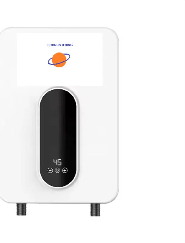 Cronus O' Ring K55 Ταχυθερμαντήρας Μονοφασικός για Νεροχύτη ή Κεντρικός, Λεύκος