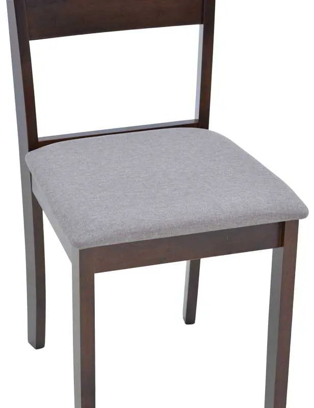 Καρέκλα Dallan  pakoworld σε καρυδί απόχρωση 40x47.5x89εκ
