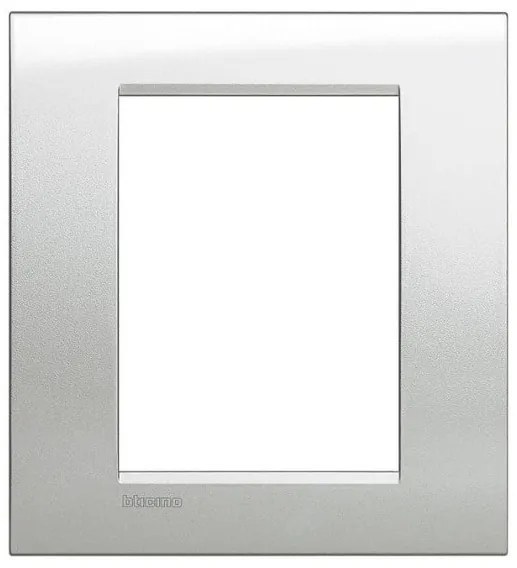 Πλαίσιο 3 + 3 Θέσεων Ασημί Moonlight Bticino Video Display LNA4826GL Legrand-LNA4826GL-Ασημί LNA4826GL