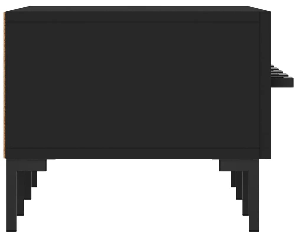 vidaXL Έπιπλο Τηλεόρασης Μαύρο 150x36x30 εκ. από Επεξεργασμένο Ξύλο