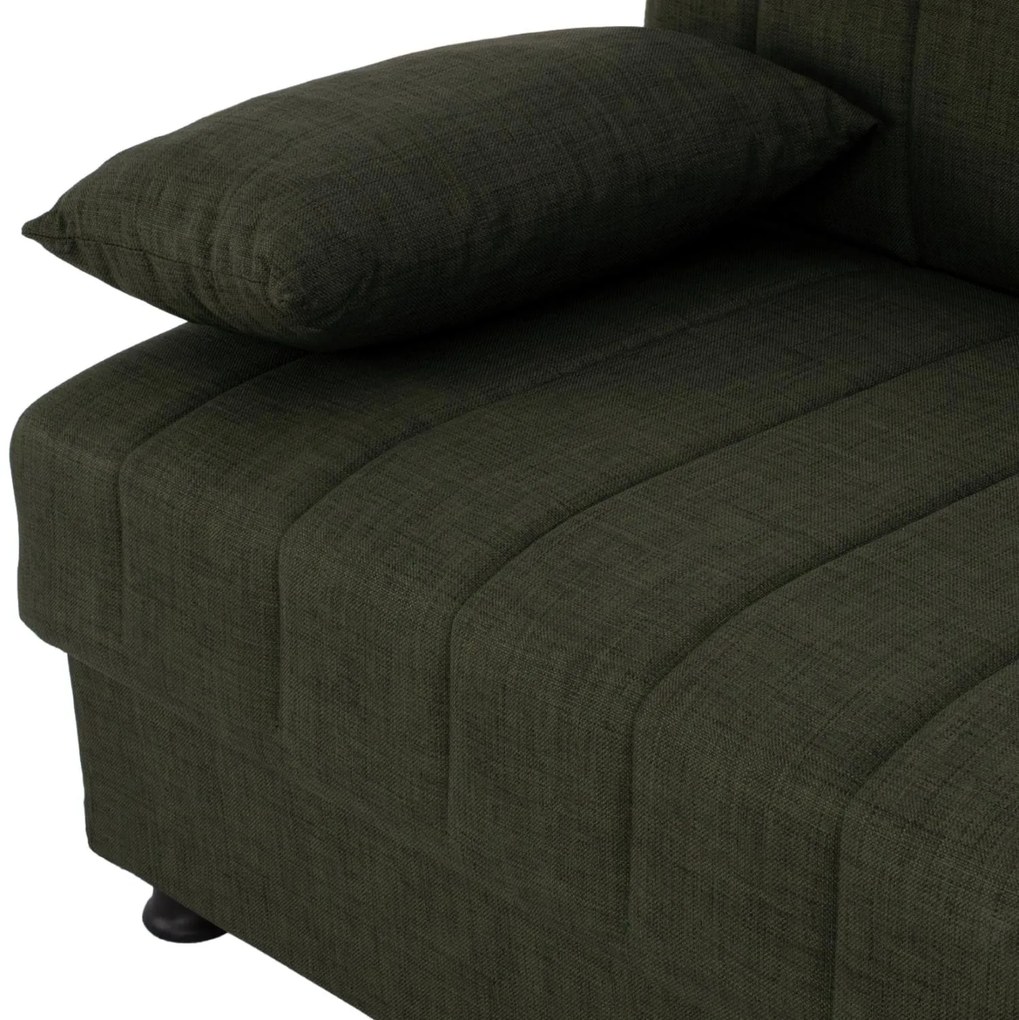 Καναπές - Κρεβάτι Andri 3θέσιος Σκούρο Λαδί 180x72x77 εκ. 180x72x77 εκ.