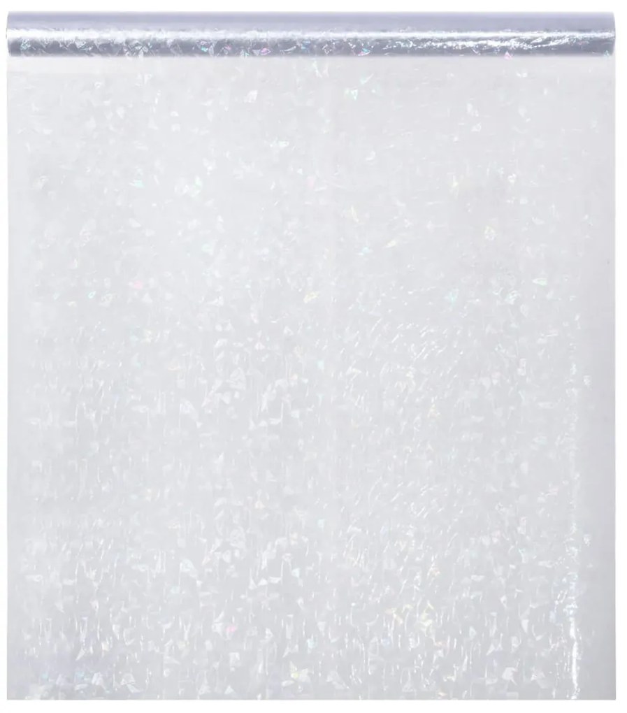 vidaXL Μεμβράνη Παραθύρου Αμμοβολή 3D Ουράνιο Τόξο 90x2000εκ. από PVC