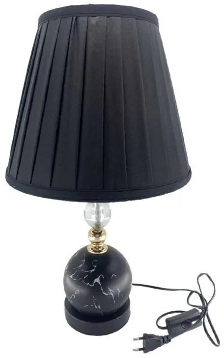 Επιτραπέζιο Φωτιστικό Πορτατίφ Μαύρο