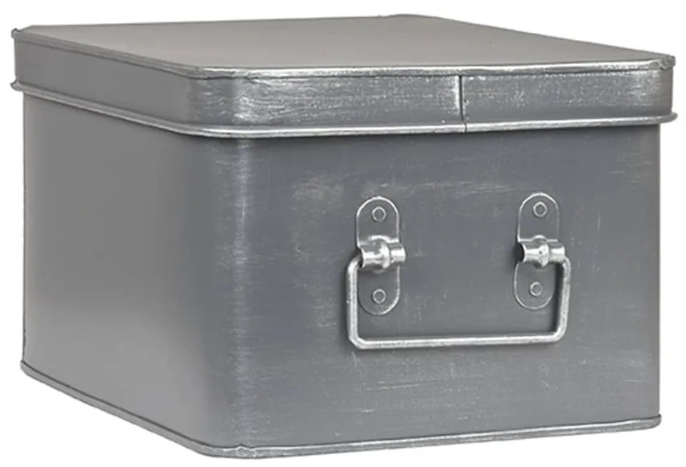 LABEL51 Κουτί Αποθήκευσης Media Χρώμα Αντικέ Γκρι 27 x 21 x 16 εκ. L