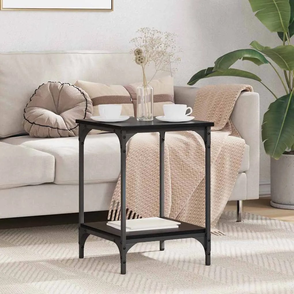 Τραπεζάκι σαλονιού Μαύρη Οξυά 40 x 40 x 55 εκ