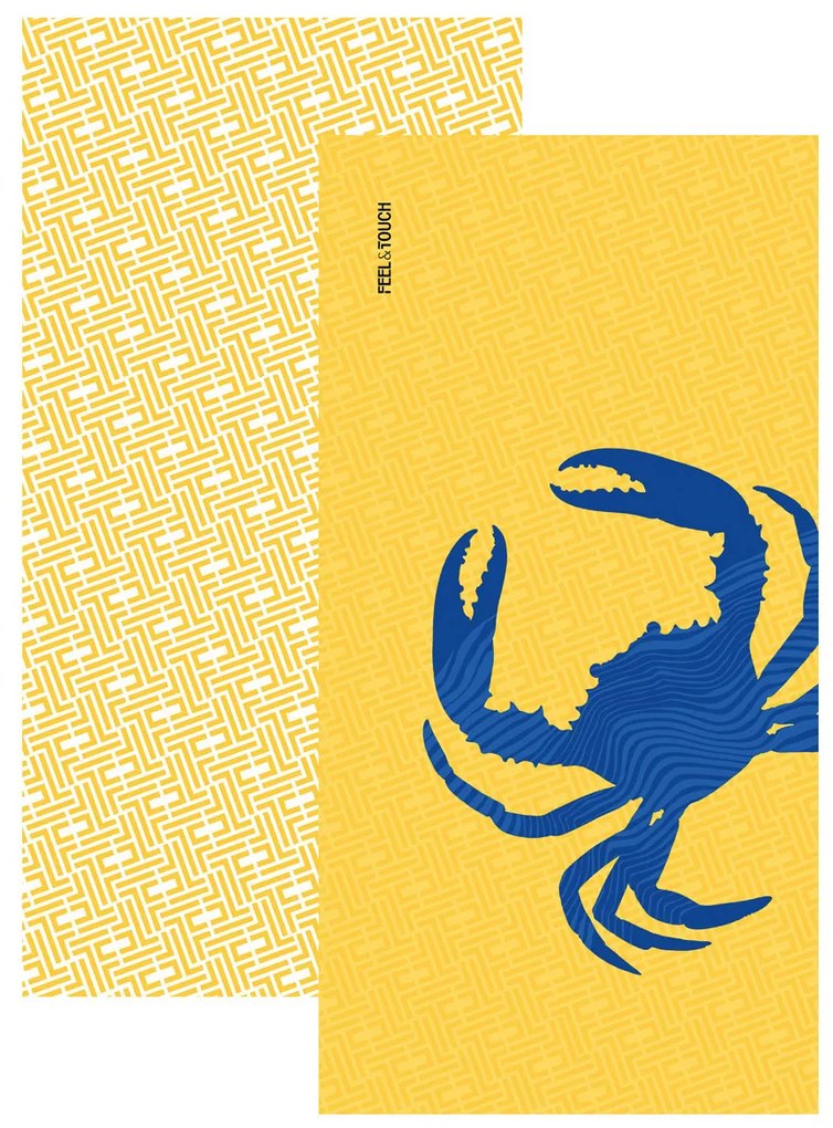 Πετσέτα Θαλάσσης 2 Όψεων (80x160) Feel &amp; Touch Printed 10