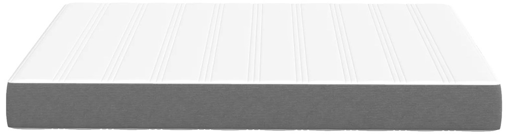 vidaXL Στρώμα με Ελατήρια Pocket Ανοιχτό Γκρι Μεσαίο 140x200x20 εκ Υφασμάτινο