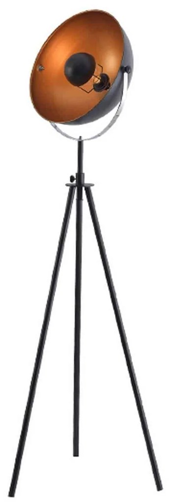 Φωτιστικό Δαπέδου ML306681FBG Black &amp; Chrome Metal