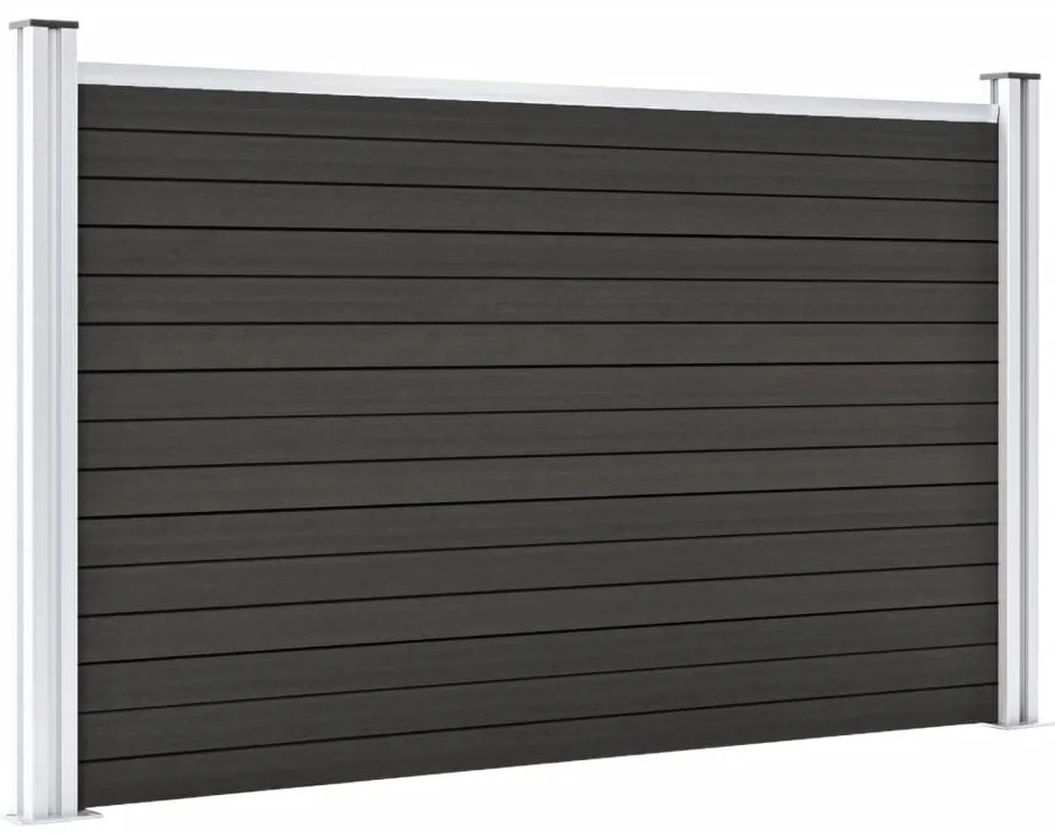 vidaXL Πάνελ Περίφραξης Γκρι 180 x 105 εκ. από WPC