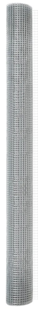 vidaXL Γαλβανισμένος Φράκτης με 13 Πόposts 1.6x50 μ Γαλβανισμένο Ατσάλι