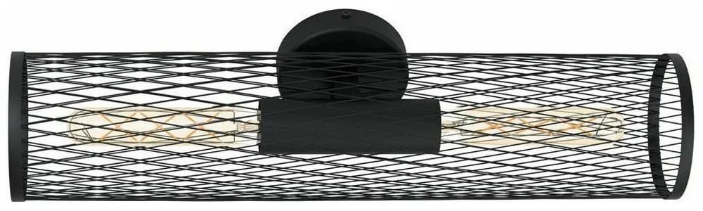 Φωτιστικό Οροφής - Πλαφονιέρα 43535 Redcliffe 2/E27 Black Eglo Metal