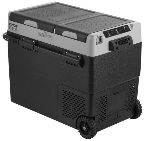 VEVOR Portable Car Refrigerator Freezer Compressor 58 L Dual Zone for Home Car