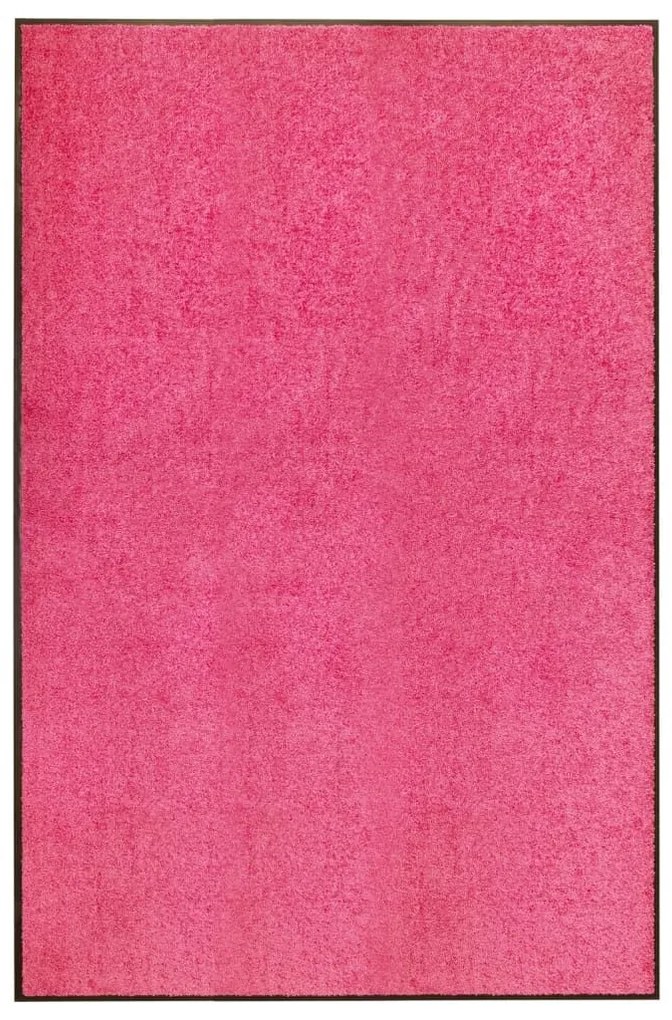 Πατάκι Εισόδου Πλενόμενο Ροζ 120 x 180 εκ. - Ροζ