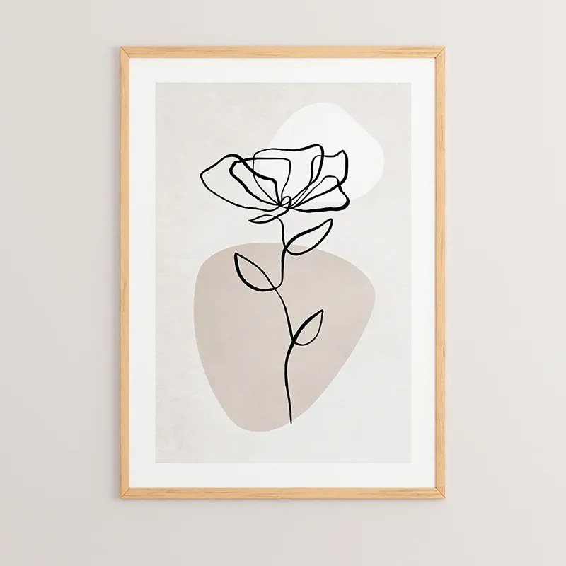 Πίνακας Bevo pakoworld με ψηφιακή εκτύπωση και πλαίσιο 33x1.5x48εκ