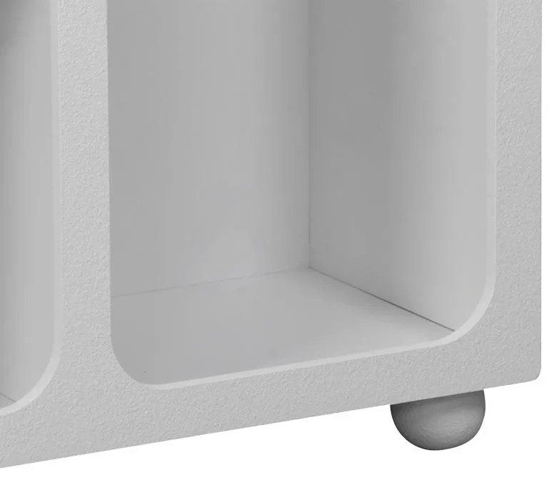 Μπουφές Emersi με ράφια mdf σε λευκή απόχρωση 164x34x76εκ 164x34x76 εκ.