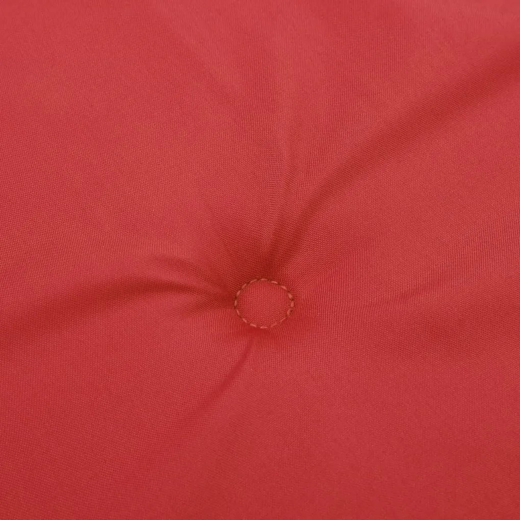 Μαξιλάρι Πάγκου Κήπου Κόκκινο 180x50x3 εκ. Ύφασμα Oxford - Κόκκινο