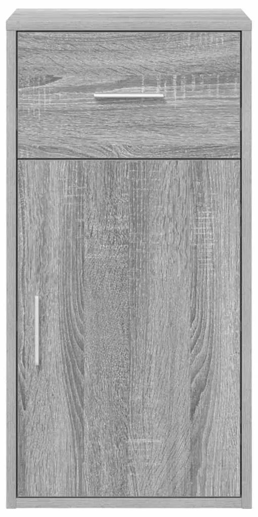 vidaXL Πλαϊνό γραφείο Γκρι sonoma 38 x 34,5 x 75 εκ Επεξεργασμένο ξύλο