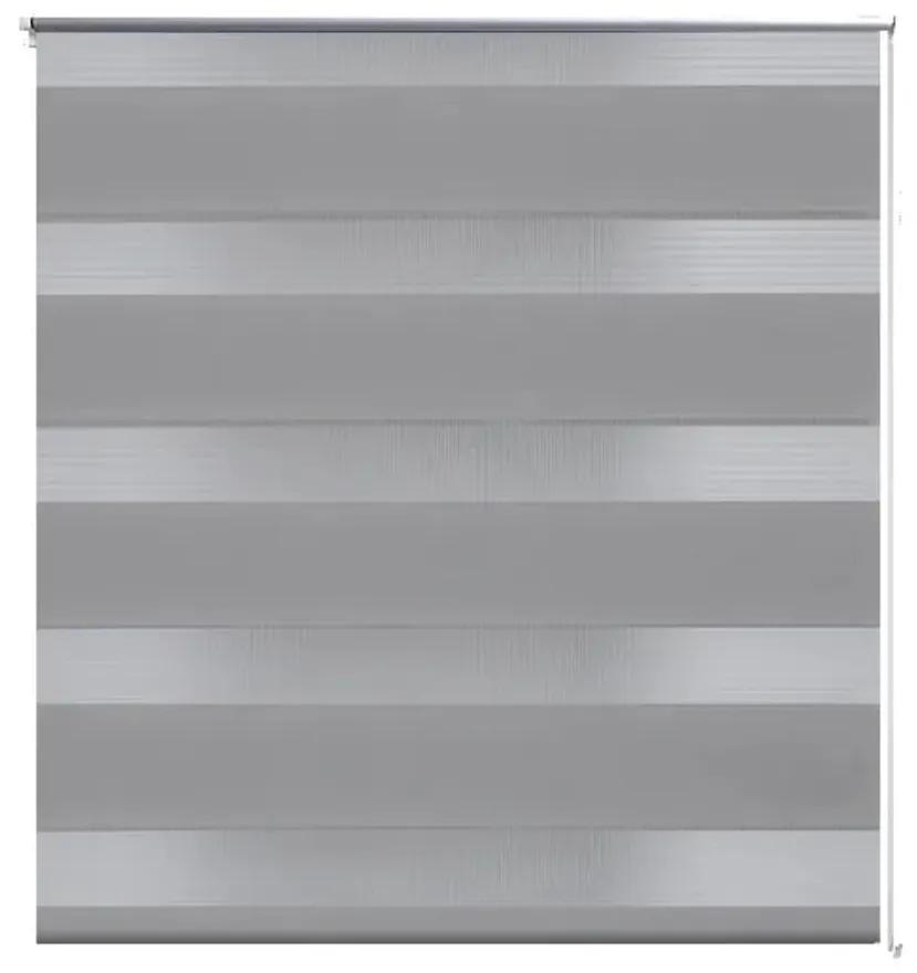 vidaXL Ρόλερ Zebra Γκρι 70 x 120cm