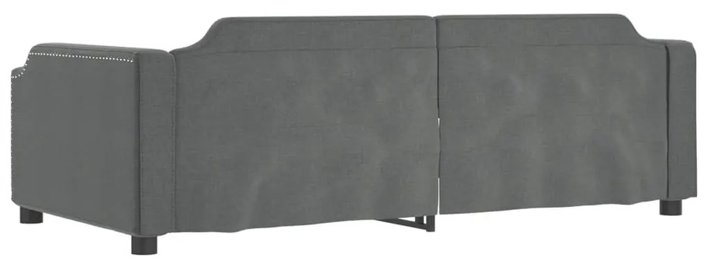 vidaXL Καναπές Κρεβάτι Σκούρο Γκρι 80 x 200 εκ. Υφασμάτινος