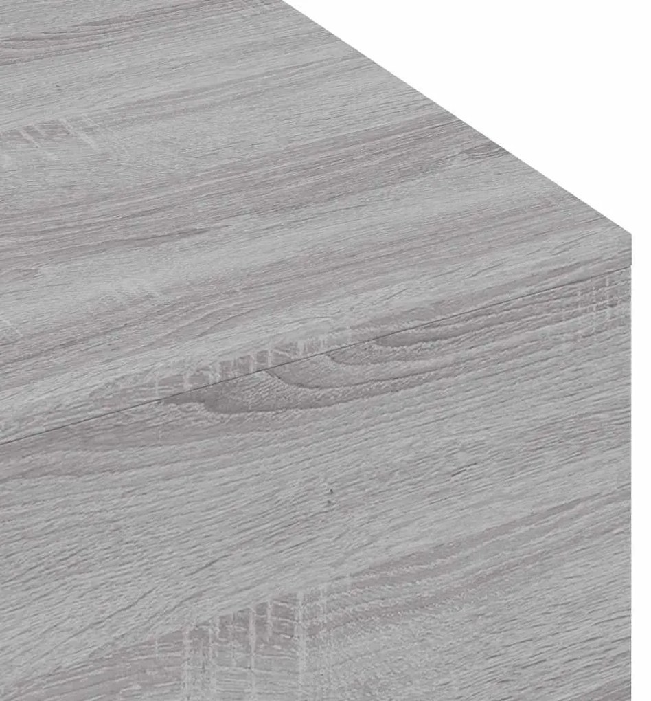 vidaXL Τραπεζάκι Σαλονιού Γκρι Sonoma 100x49,5x31 εκ. Επεξεργ. Ξύλο