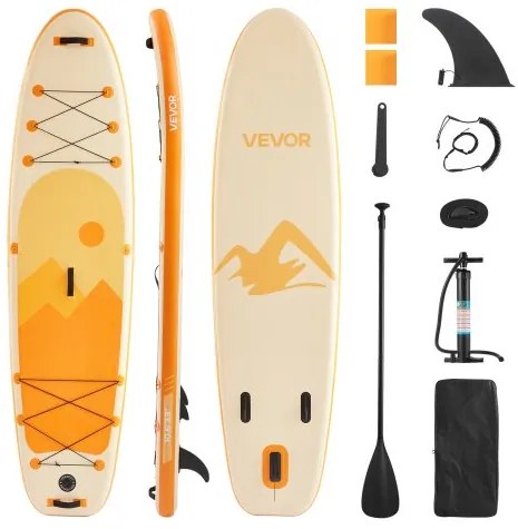VEVOR Inflatable Stand Up Paddle Board 3.23m Sup Surfboard with Paddle Accessory