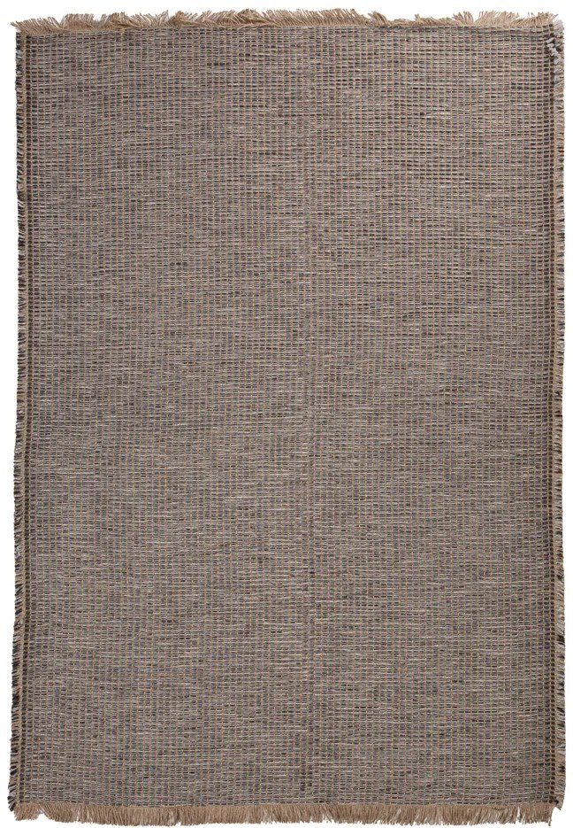 Χαλί Ψάθα Elise 3652 09 GREY BLACK Royal Carpet &#8211; 130×190 cm 130X190