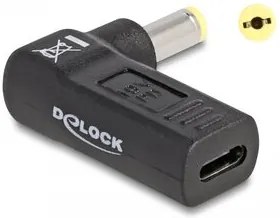 DELOCK αντάπτορας τροφοδοσίας 60009 USB-C σε Acer 5.5x1.7mm, 90°, μαύρος