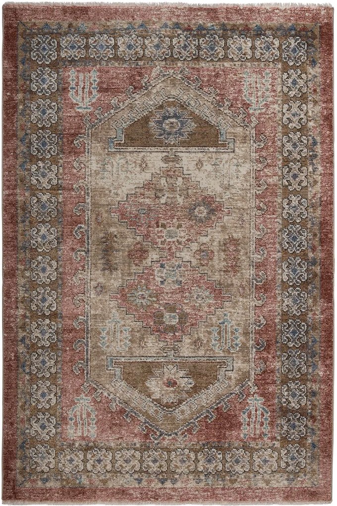 Χαλί Meryland 37051 111 Red-Multi Βιοκαρπέτ 160X230cm