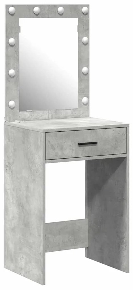 vidaXL Κομοδίνο Γκρι σκυροδέματος 50 x 41 x 135 εκ Επεξεργασμένο ξύλο