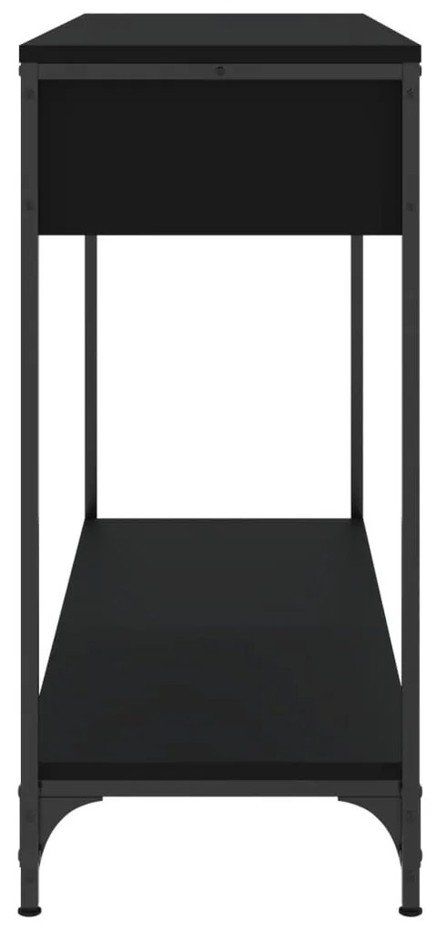 vidaXL Τραπέζι Κονσόλα Μαύρο 100 x 34 x 75 εκ. από Επεξεργ. Ξύλο