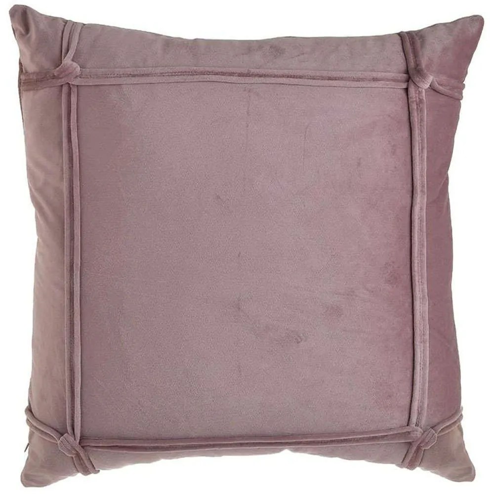 Μαξιλάρι Διακοσμητικό (Με Γέμιση) 3-40-054-0033 Pink Inart 45X45 45x45cm Synthetic