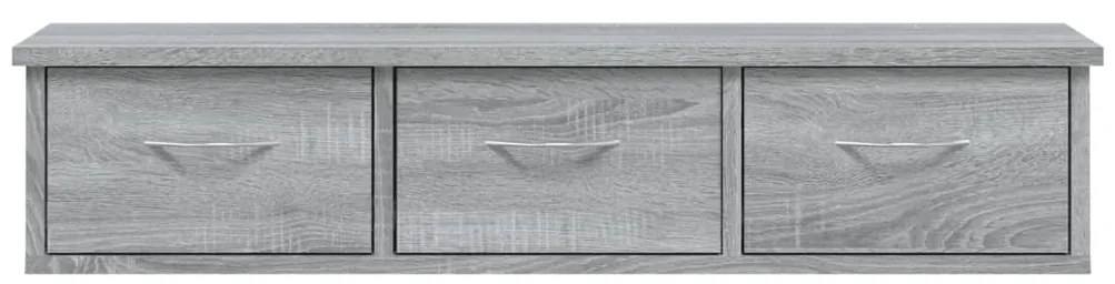 vidaXL Ντουλάπι Τοίχου Γκρι Sonoma 88x26x18,5 εκ. Επεξεργασμένο Ξύλο