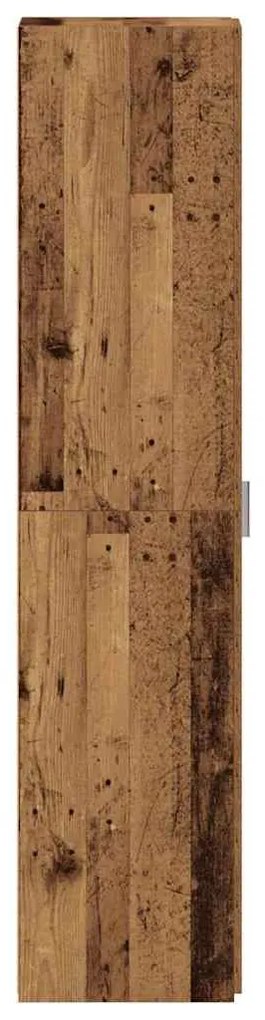 vidaXL Highboard 2 pcs Παλιό ξύλο 30 x 42,5 x 185 εκ