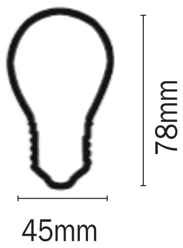 InLight E27 LED Filament G45 5watt Φυσικό Λευκό  (7.27.05.13.2)