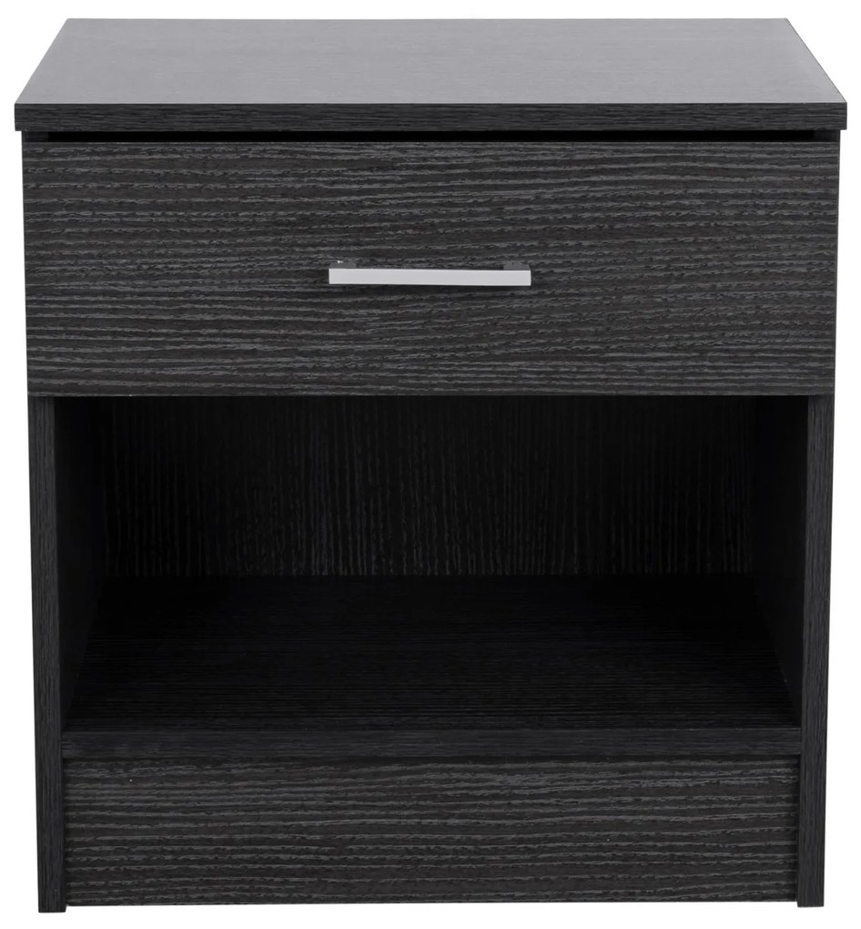Κομοδίνο με 1 συρτάρι Laney Zebrano 45x35,5x47Υ εκ. 45x35.5x47 εκ.