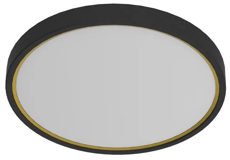 Φωτιστικό Μπάνιου - Πλαφονιέρα Noxy 2015356103 Dimmable Led 3000K 1500lm 35x5cm Black Nordlux Aluminium, Plastic